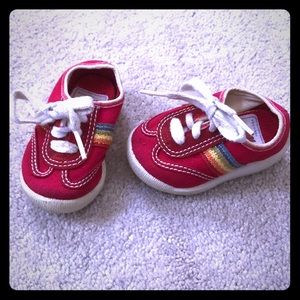 Vintage Rainbow Baby Shoes